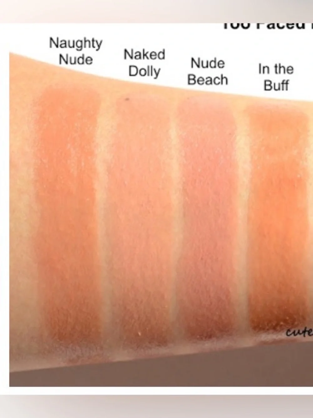 Nude Beach Too Faced Lip Creme color  3g - Picture 3 of 10